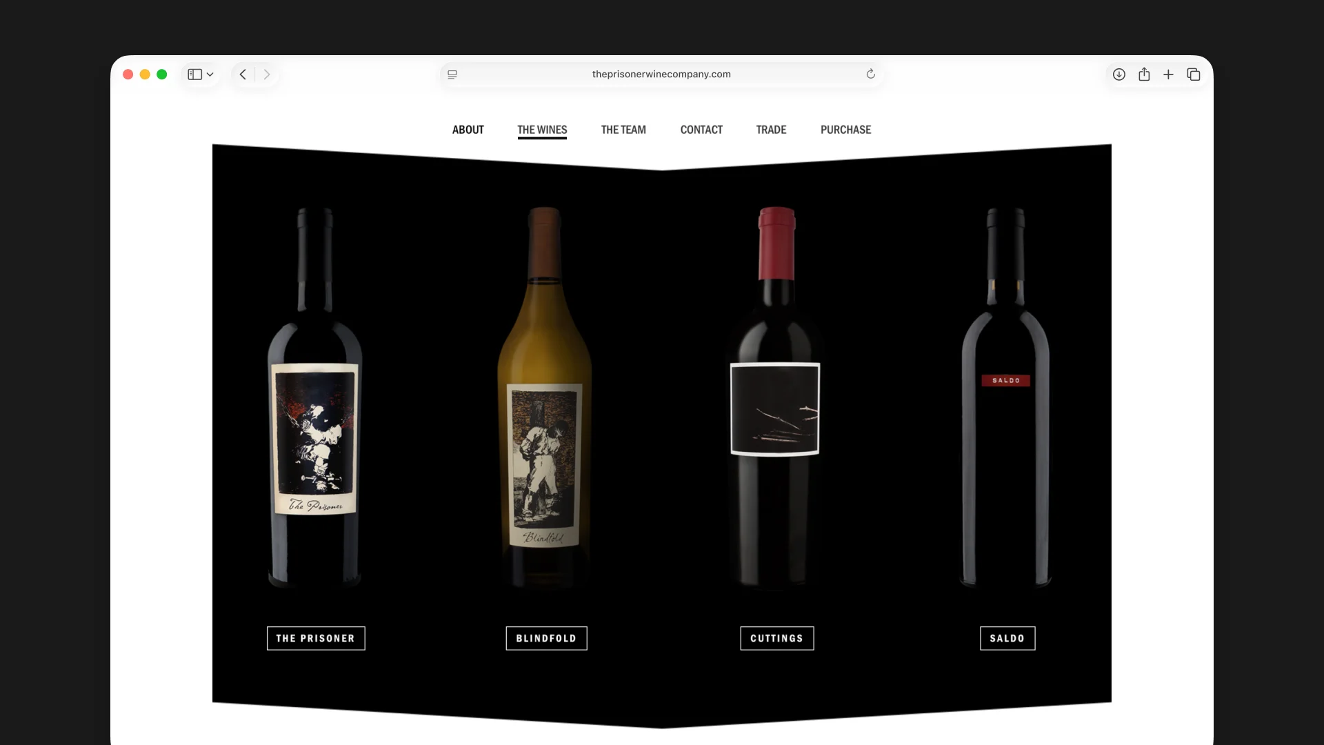 Alta — The Prisoner Wine Company — wines
