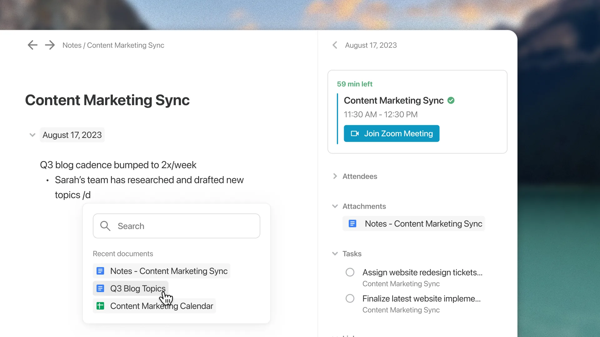 Sticky.app — Slash commands
